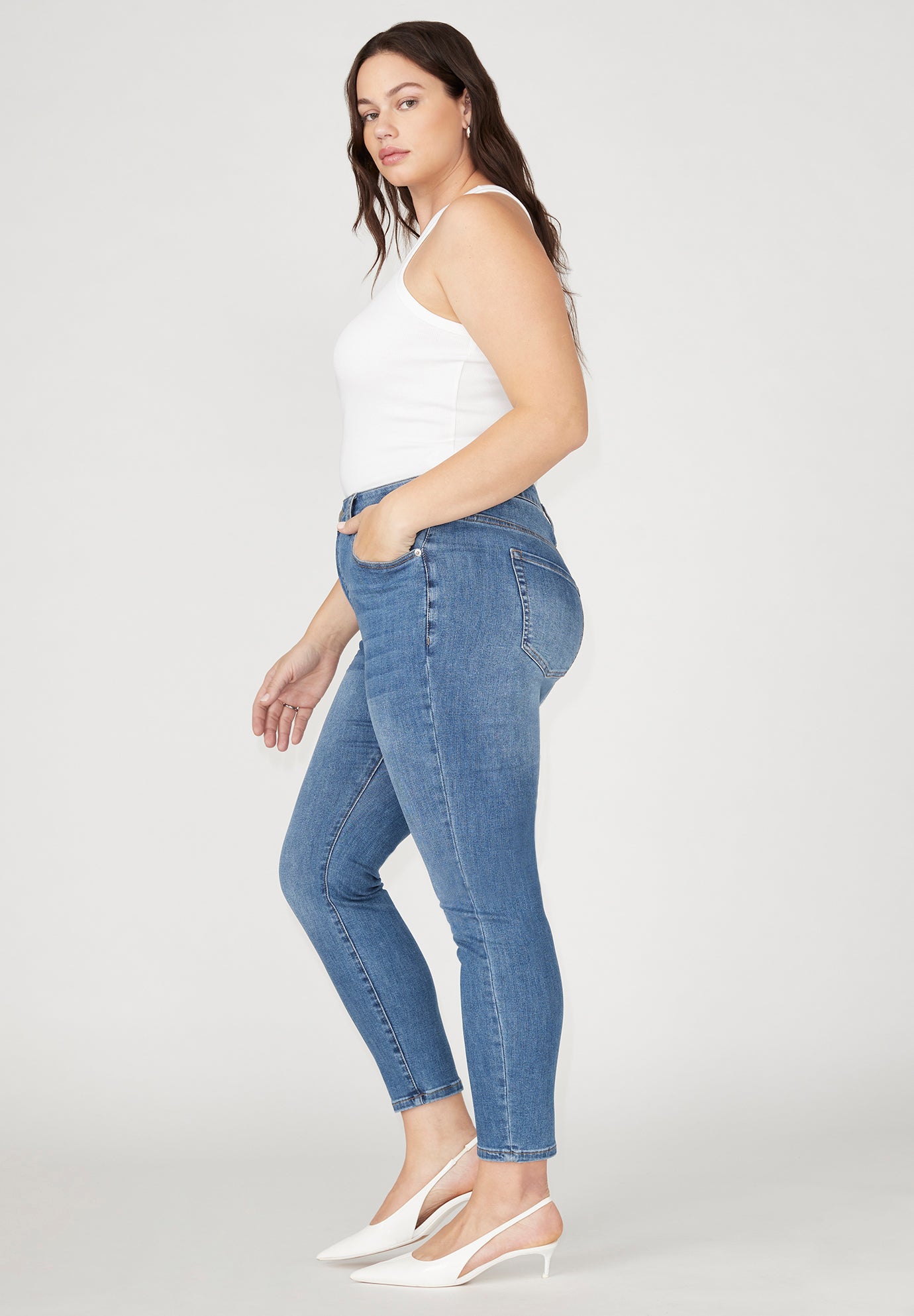 The Morgan Super Stretch Skinny Leg Jean image number 1