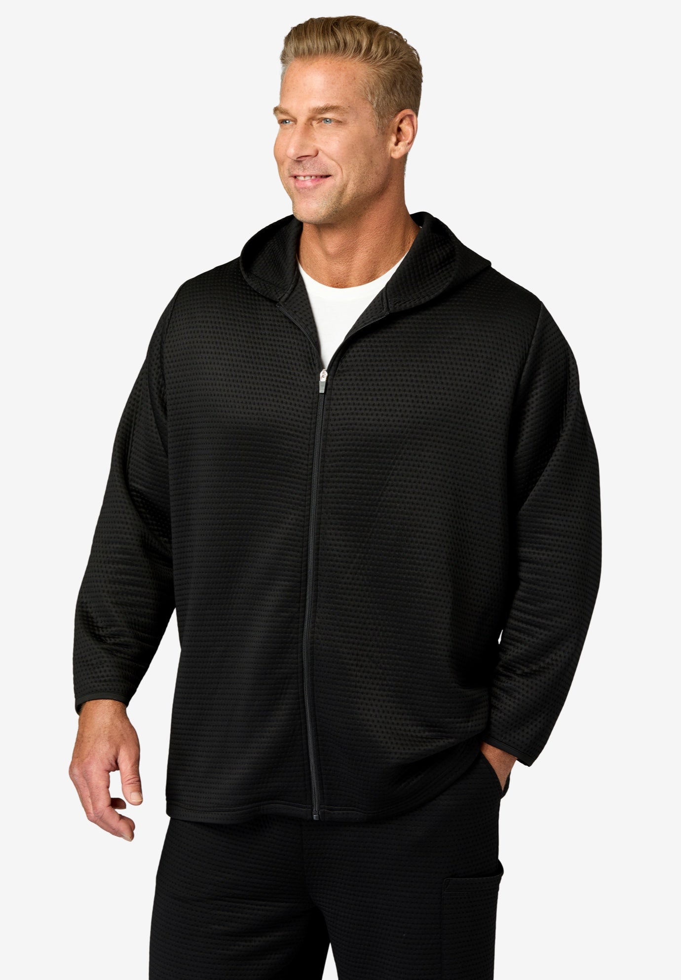 Performance Dot Full-Zip Hoodie image number 2