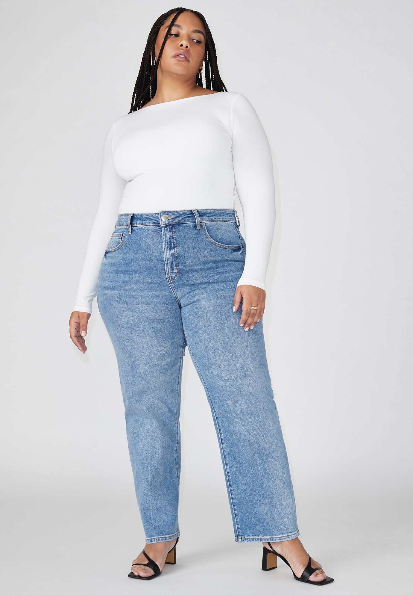 The Naomi Comfort Stretch Straight Leg Jean image number 0