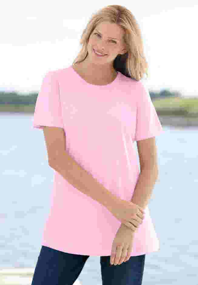 Perfect Printed Short-Sleeve Crewneck Tee image number 6