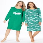 2-Pack Long-Sleeve Sleepshirt image number null