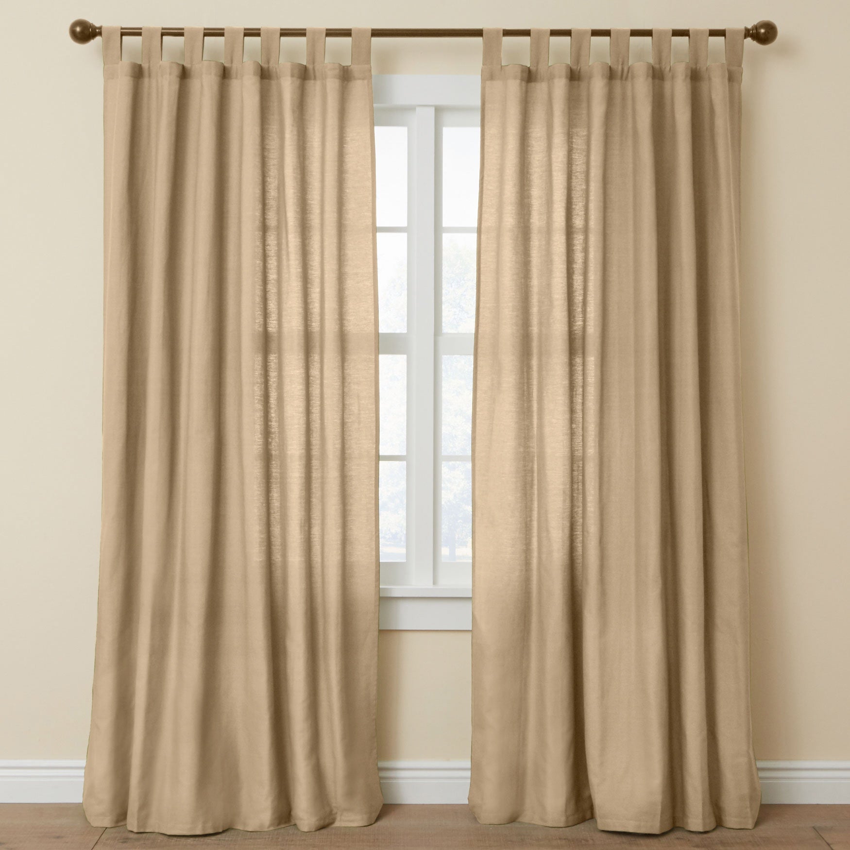 Poly Cotton Canvas Tab-Top Panel image number 0