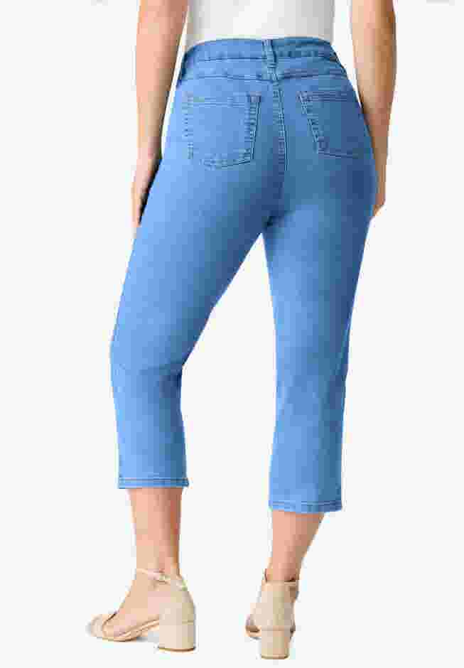 Classic Stretch Capri Jean image number 1