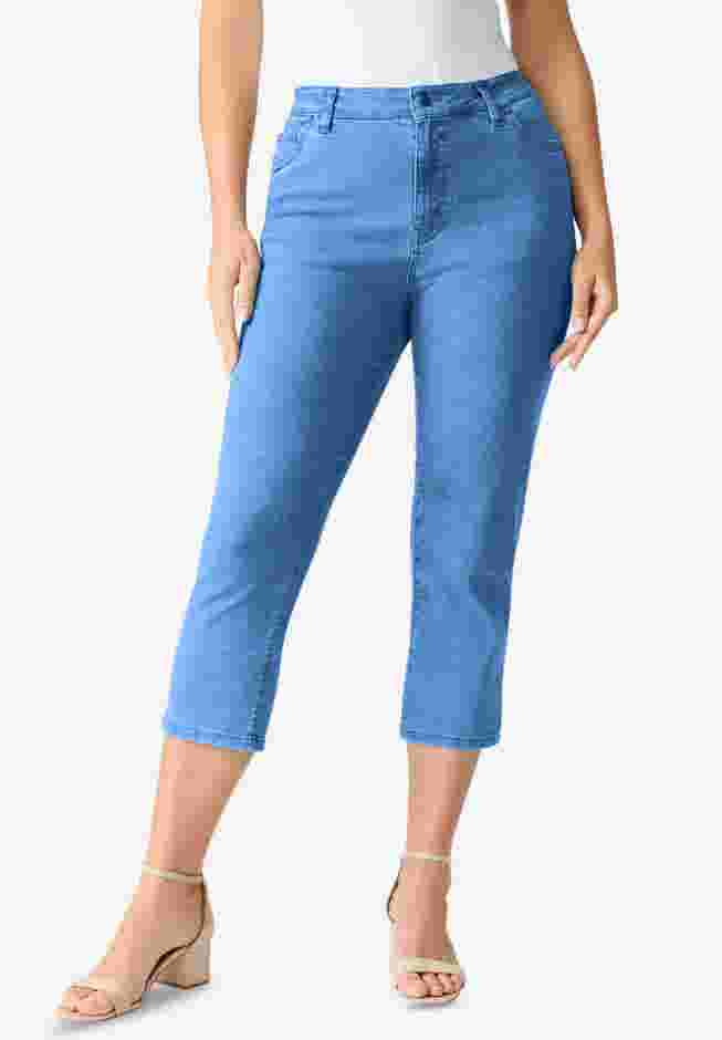 Classic Stretch Capri Jean image number 0