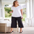 SIDE TIE KNIT TEE image number null