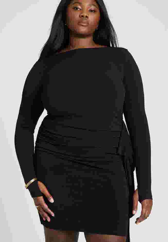 Side Ruffle Mini Dress image number 3