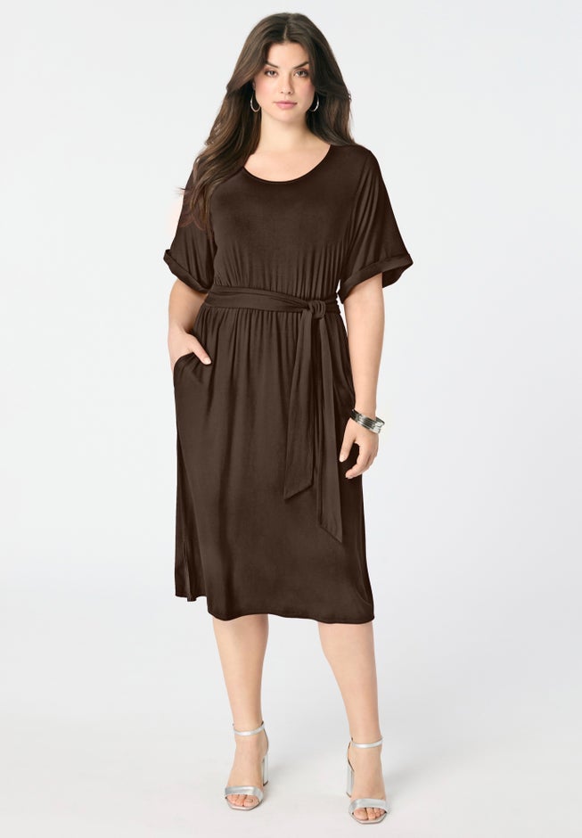 Dolman-Sleeve Dress image number 0