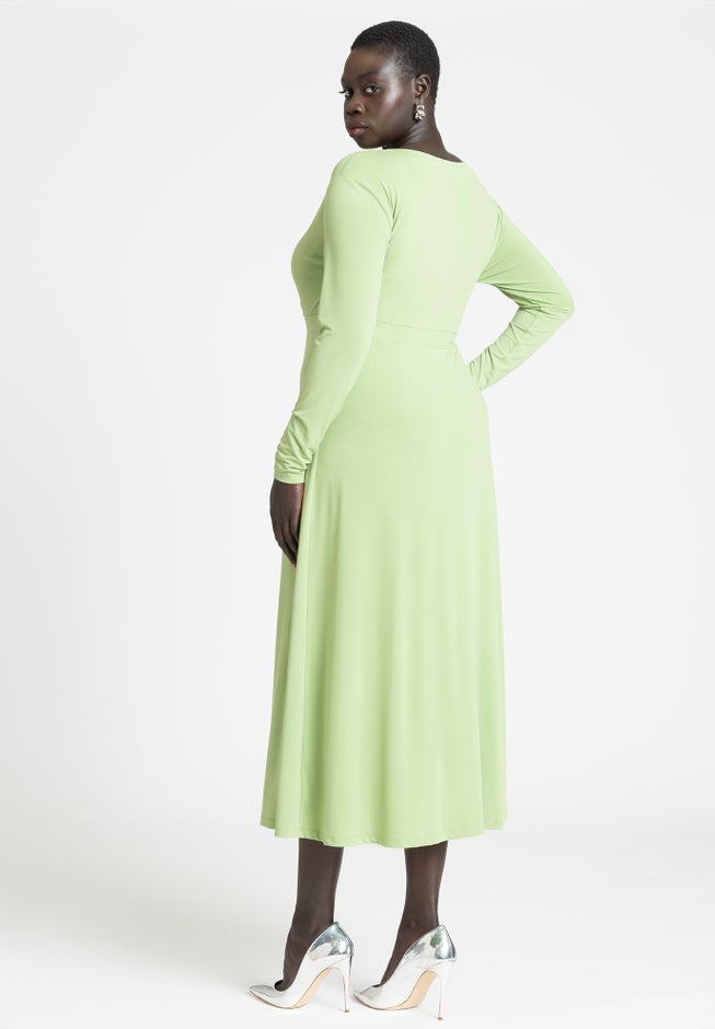 Twist Detail Fit And Flare image number null