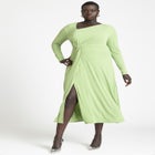 Twist Detail Fit And Flare image number null