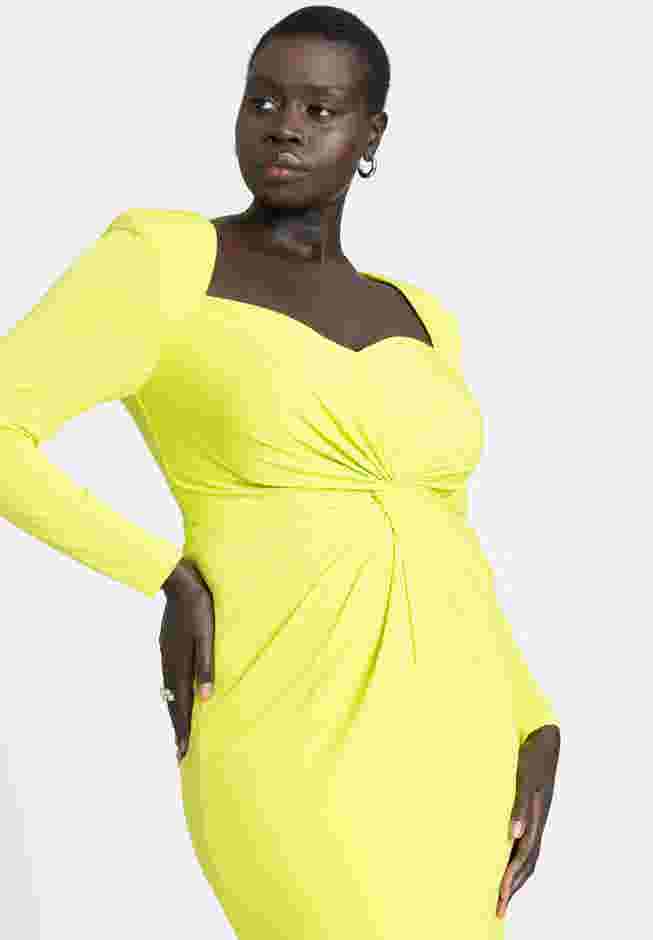 Twist Bodice Fitted Dress image number 2