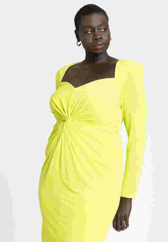 Twist Bodice Fitted Dress image number 3