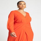 Twist Detail Knot Dress image number null