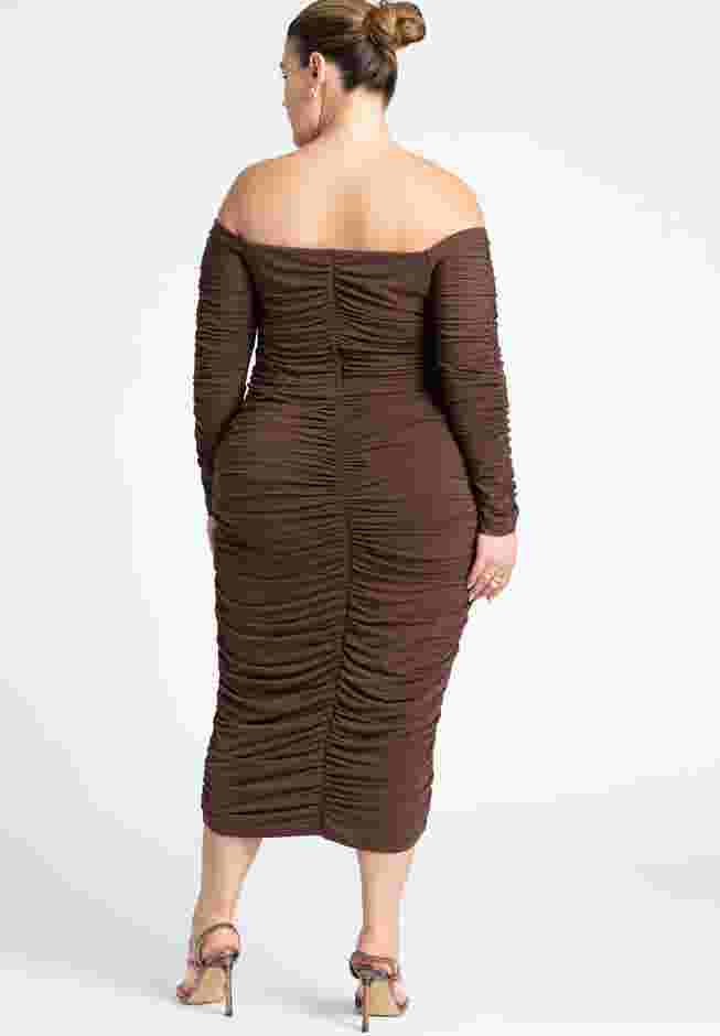 Ruched Off The Shoulder Dress image number 1