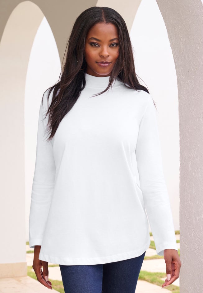 Long Sleeve Mockneck Ultimate Tee image number 3