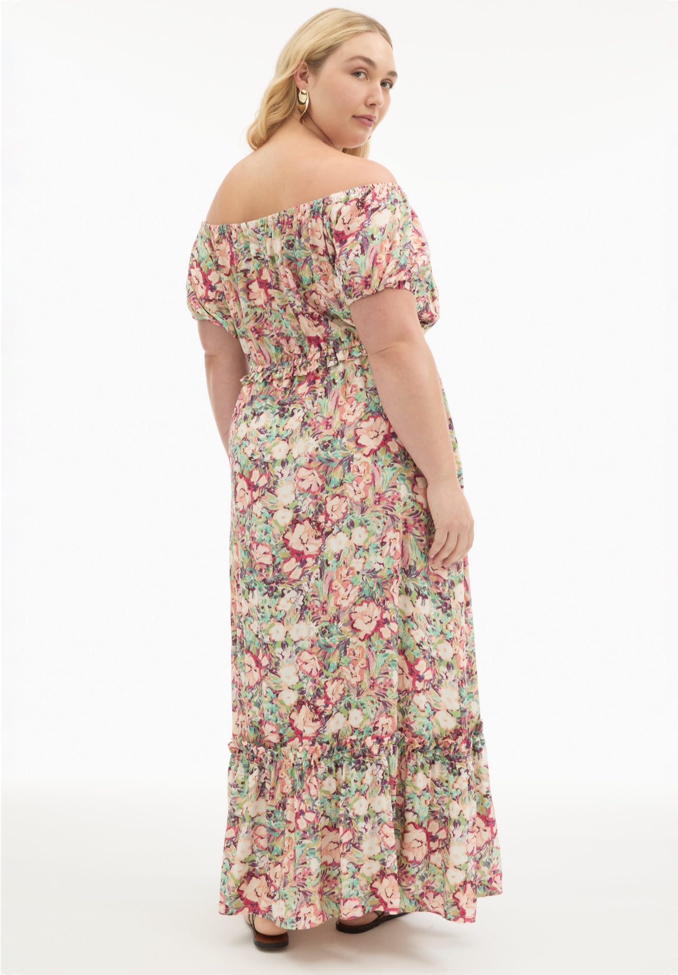 Off-the-Shoulder Maxi Dress image number 1