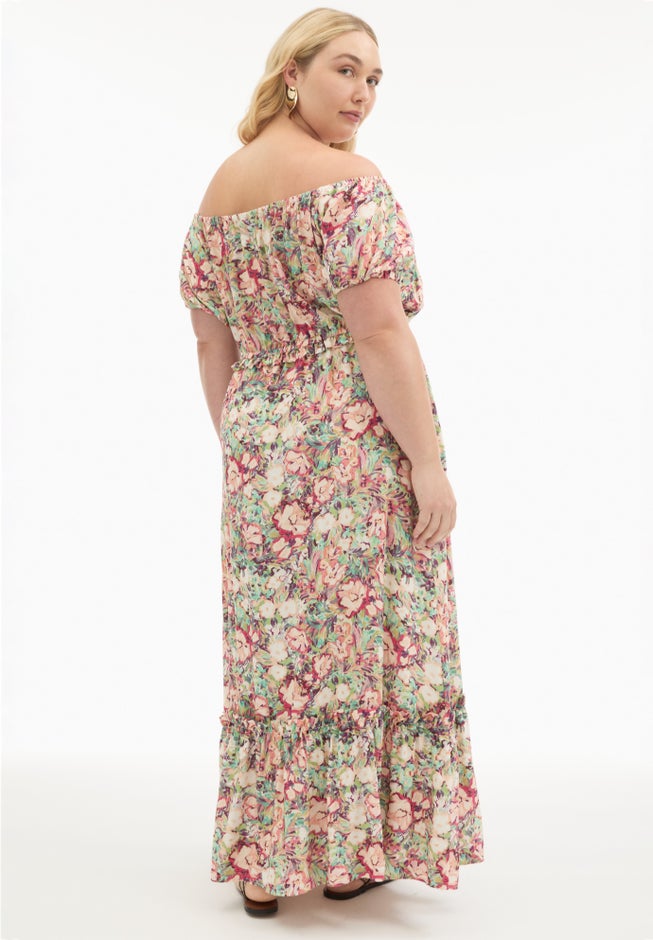 Off-the-Shoulder Maxi Dress image number 1
