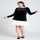 Velvet Mini Dress image number null