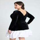 Velvet Mini Dress image number null