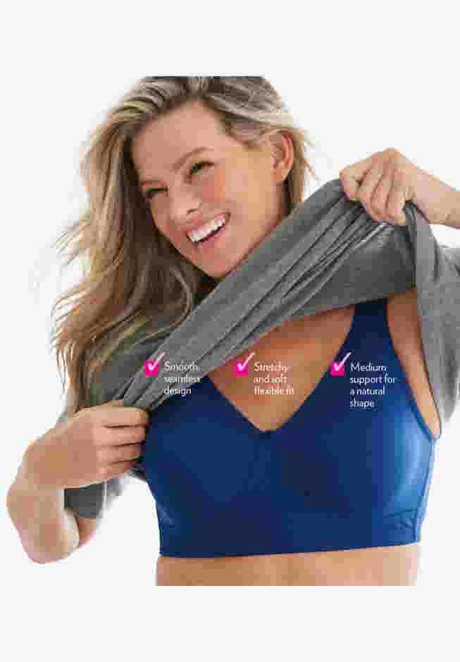 Wireless Microfiber T-Shirt Bra image number 3
