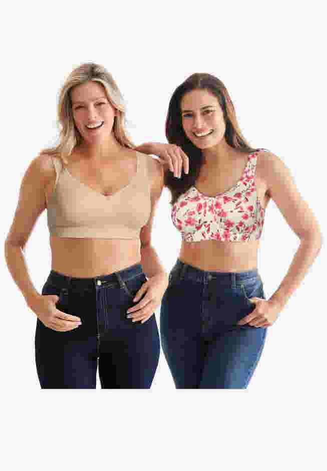 Wireless Microfiber T-Shirt Bra image number 6