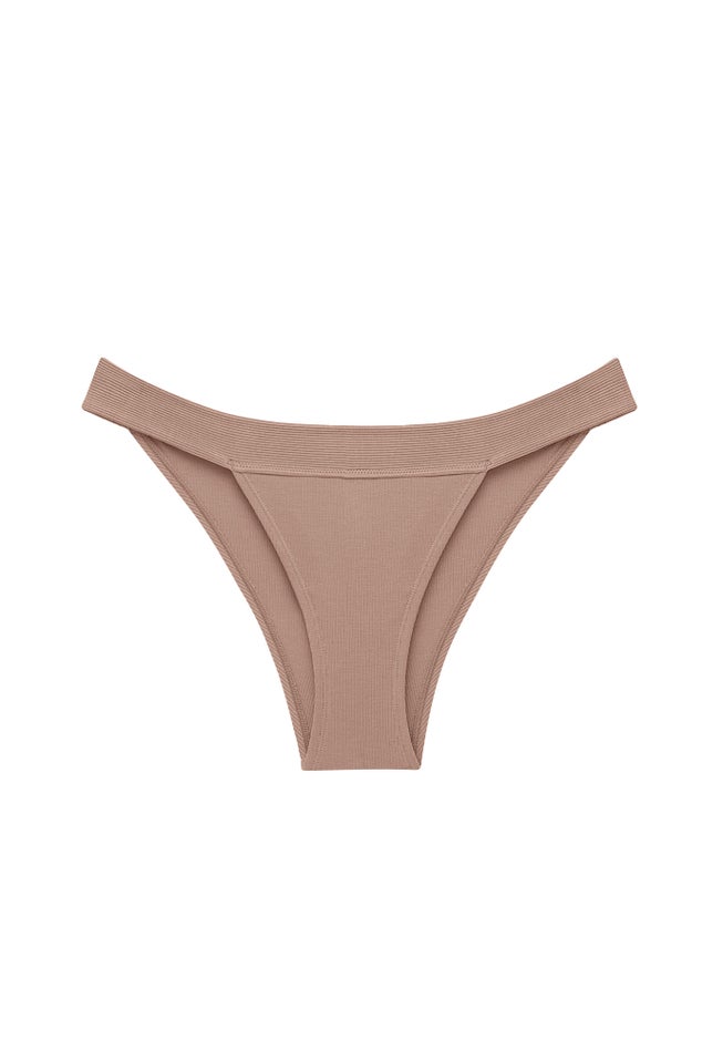 The Cheeky Bikini - Modal Silk Rib image number 1