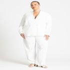 Clean Relaxed Double Breasted Blazer image number null