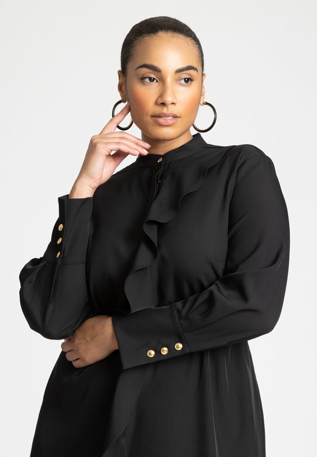 Cascade Midi Dress image number null