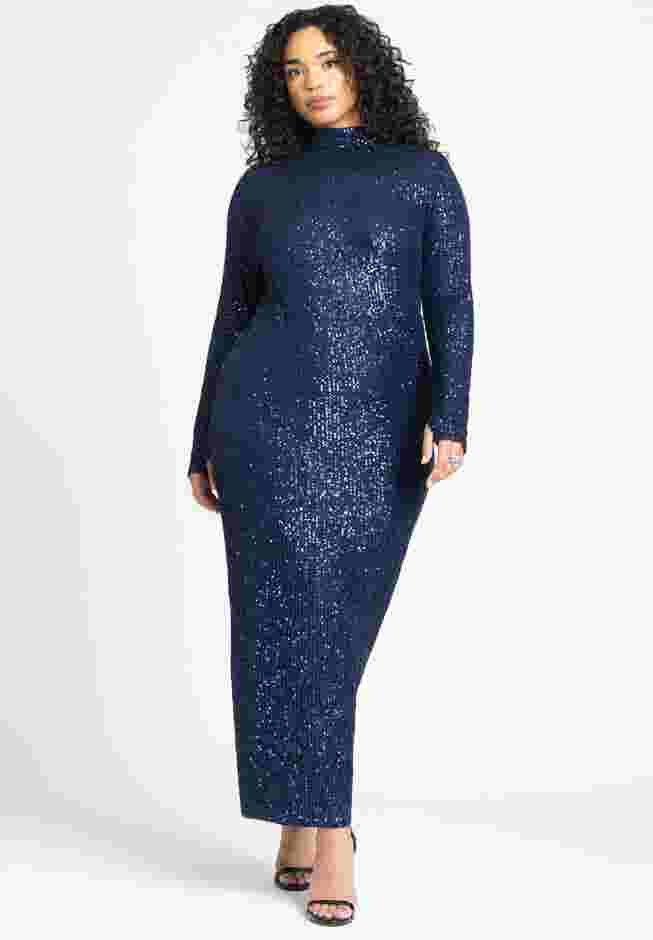 Open Back Sequin Dress image number 0