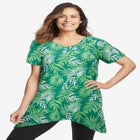 Textured Pointed Hem Tunic image number 0