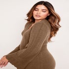Bell-Sleeve Sweaterdress image number null