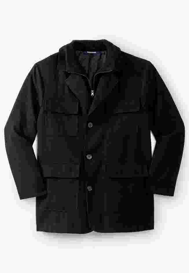 Multi-pocket Wool Inset Jacket image number 0