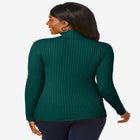 Ribbed Cotton Turtleneck Sweater image number null