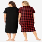 2-Pack Long Sleepshirts image number null