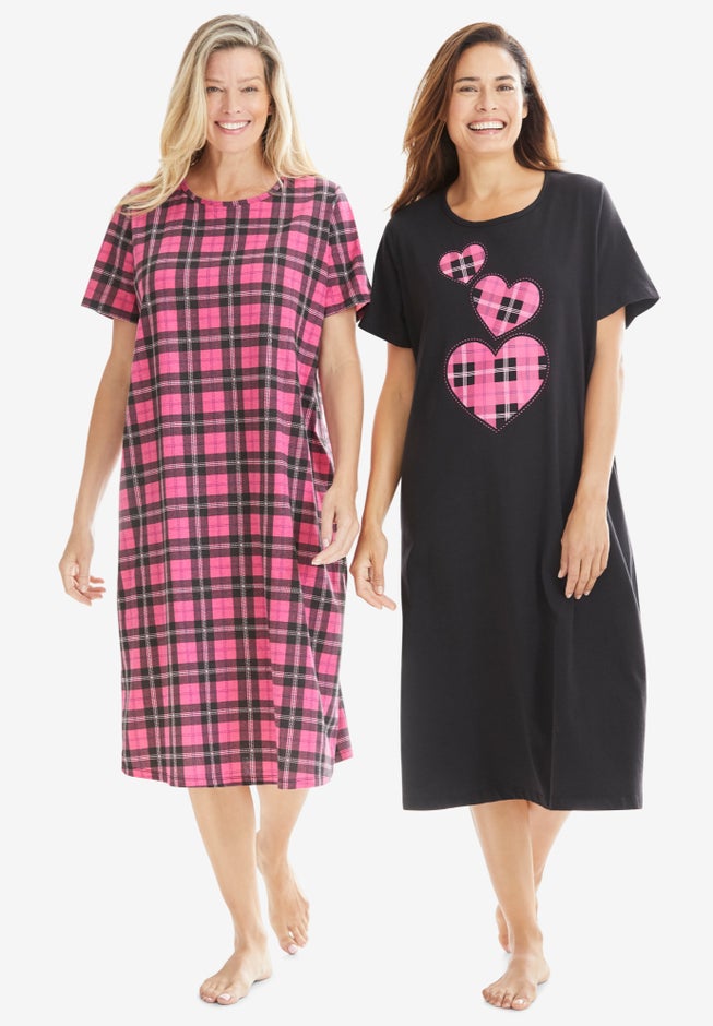 2-Pack Long Sleepshirts image number 0