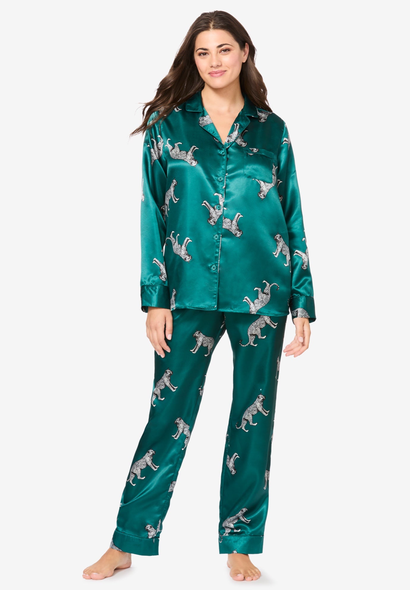 The Luxe Satin Pajama Set image number 0