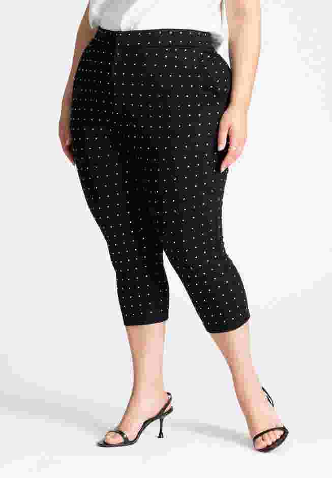 Rhinestone Capri Pant image number 1