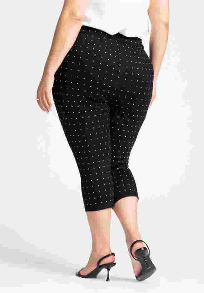 Rhinestone Capri Pant image number 2
