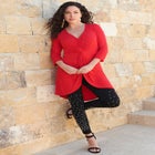 Rhinestone And Pearl Legging image number null