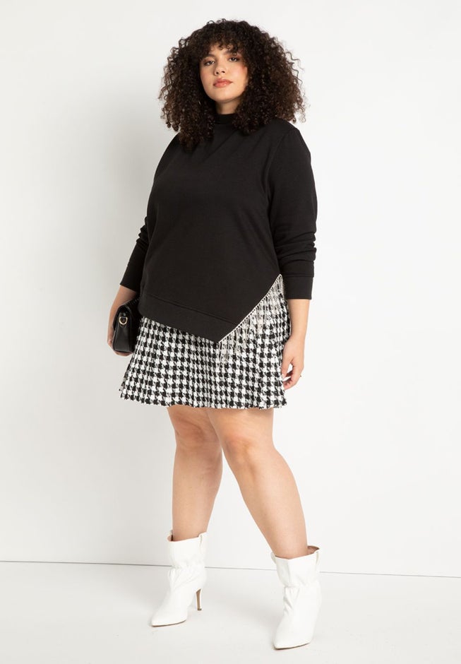 Fringe Trim Sweatshirt image number 2