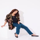 In-Vogue Velvet Kimono image number null