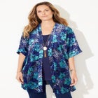 In-Vogue Velvet Kimono image number null