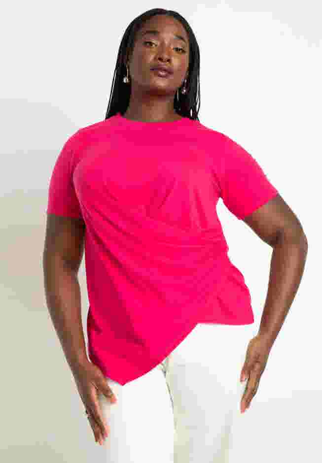 Draped Tee With Asym Hem image number 0