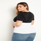 Underbust Colorblocked Tee image number null