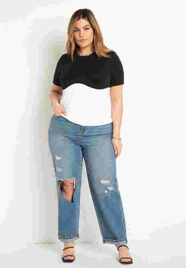 Underbust Colorblocked Tee image number 2