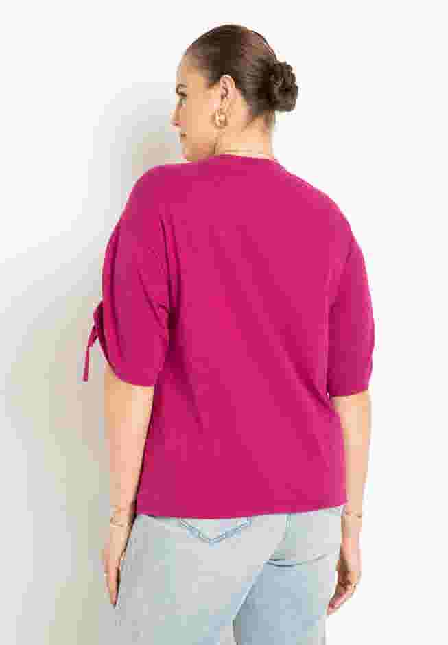 Shirred Sleeve Tee image number 1