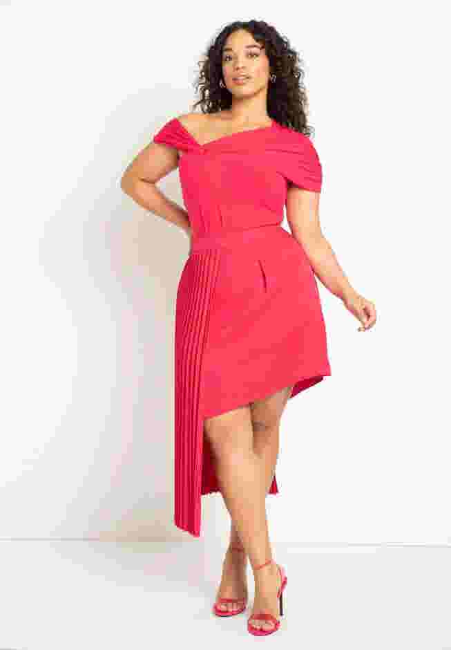 Draped Asym Neckline Bodysuit image number 3