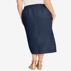 Tummy Control Bi-Stretch Midi Skirt image number null
