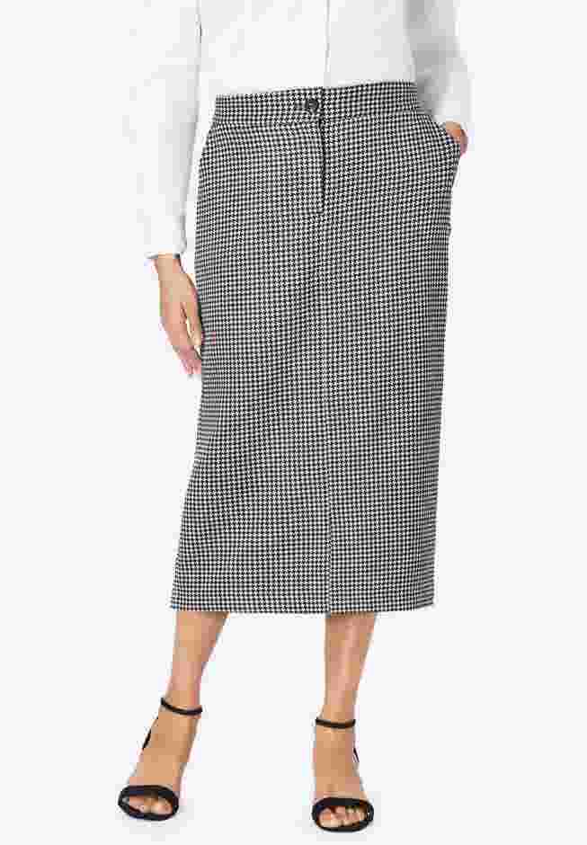 Tummy Control Bi-Stretch Midi Skirt image number 0