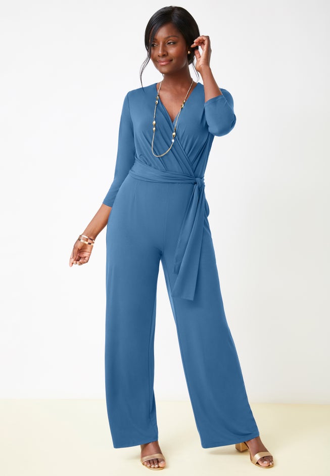 Wide Leg Knit Jumpsuit image number 0