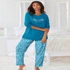 Long Sleeve Knit PJ Set image number null